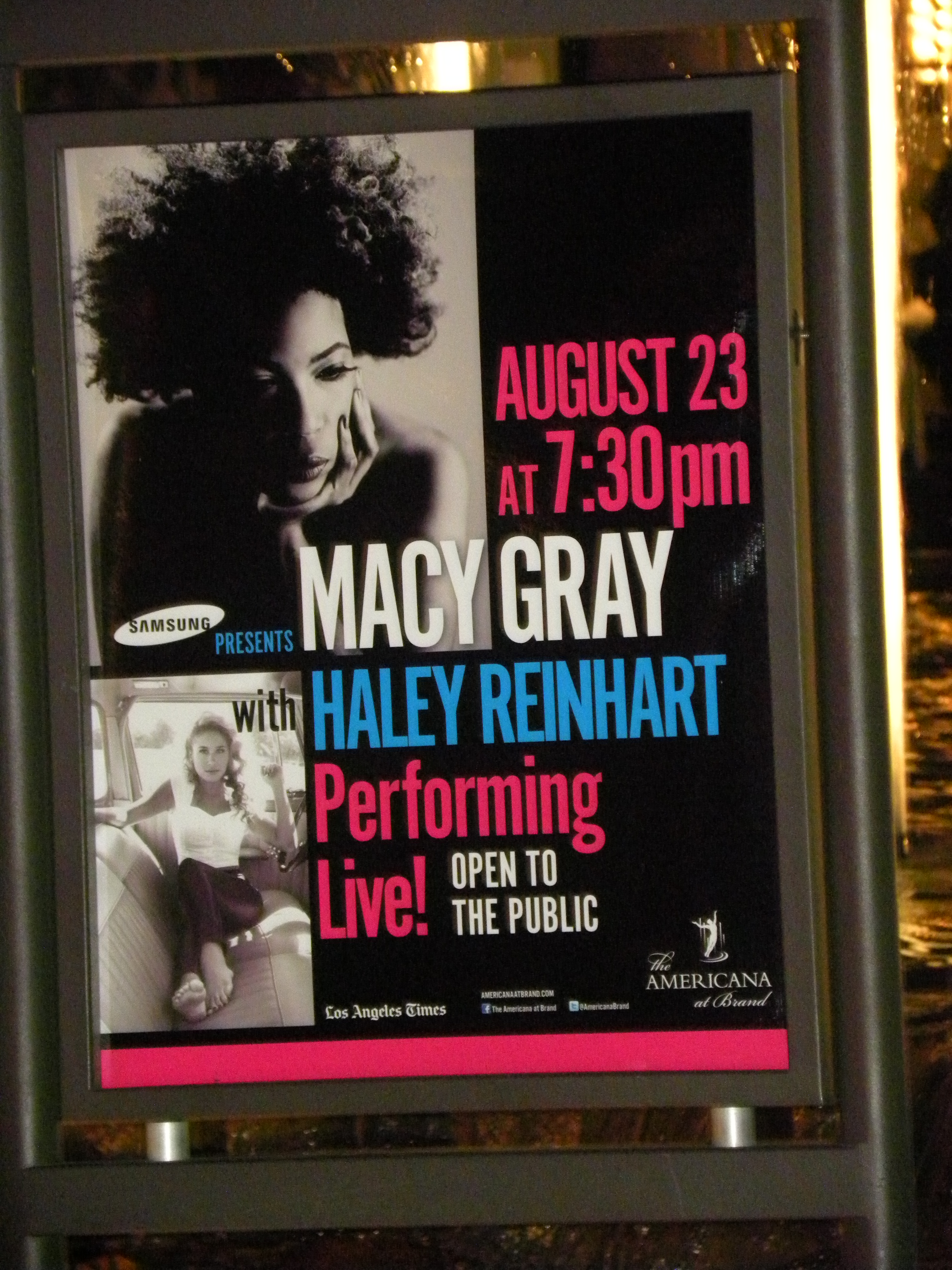 Exclusive: Macy Gray and Haley Reinhart Take The Stage at The Americana At Brand (@MacyGraysLife @HaleyReinhart @AmericanaBrand)