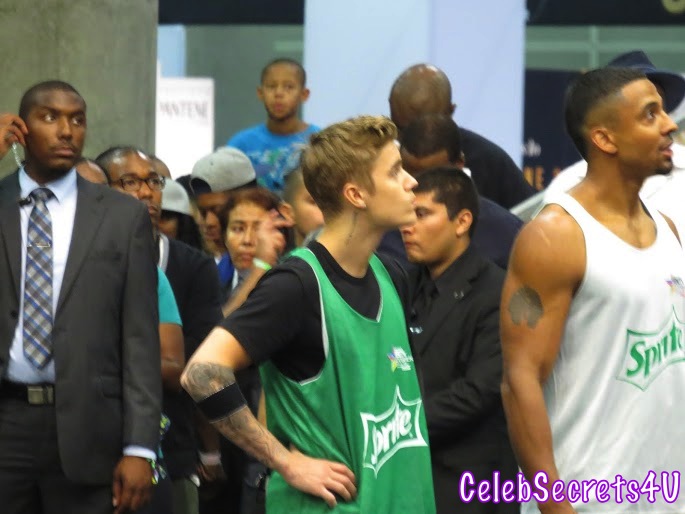 Justin Bieber & Chris Brown: BET Experience Celebrity Basketball Game – See the Photos!