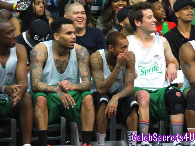 Justin Bieber & Chris Brown: BET Experience Celebrity Basketball Game – See the Photos!