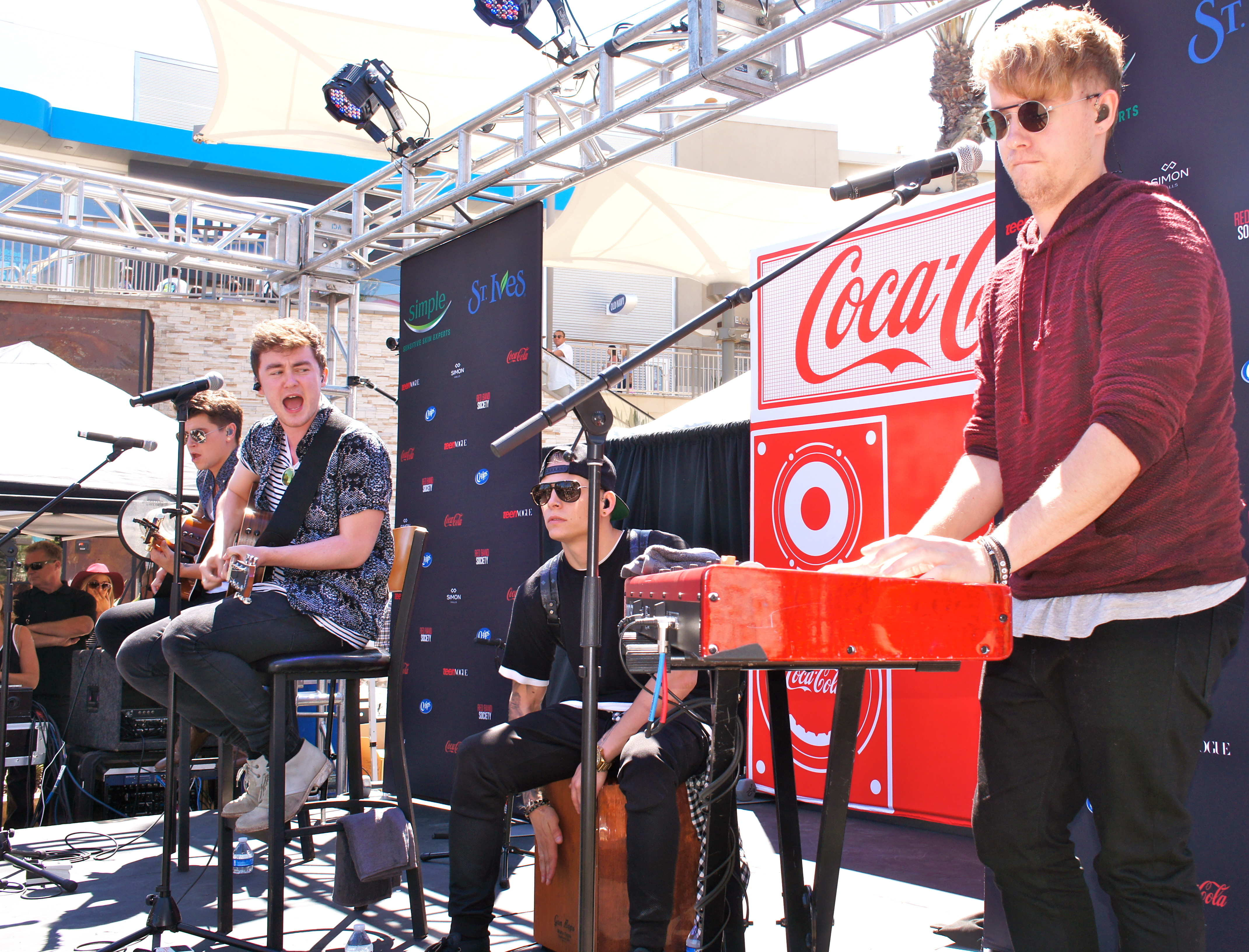 PHOTOS: Rixton Performs at the Del Amo Fashion Center for Teen Vogue’s “Back-to-School Saturday” Event