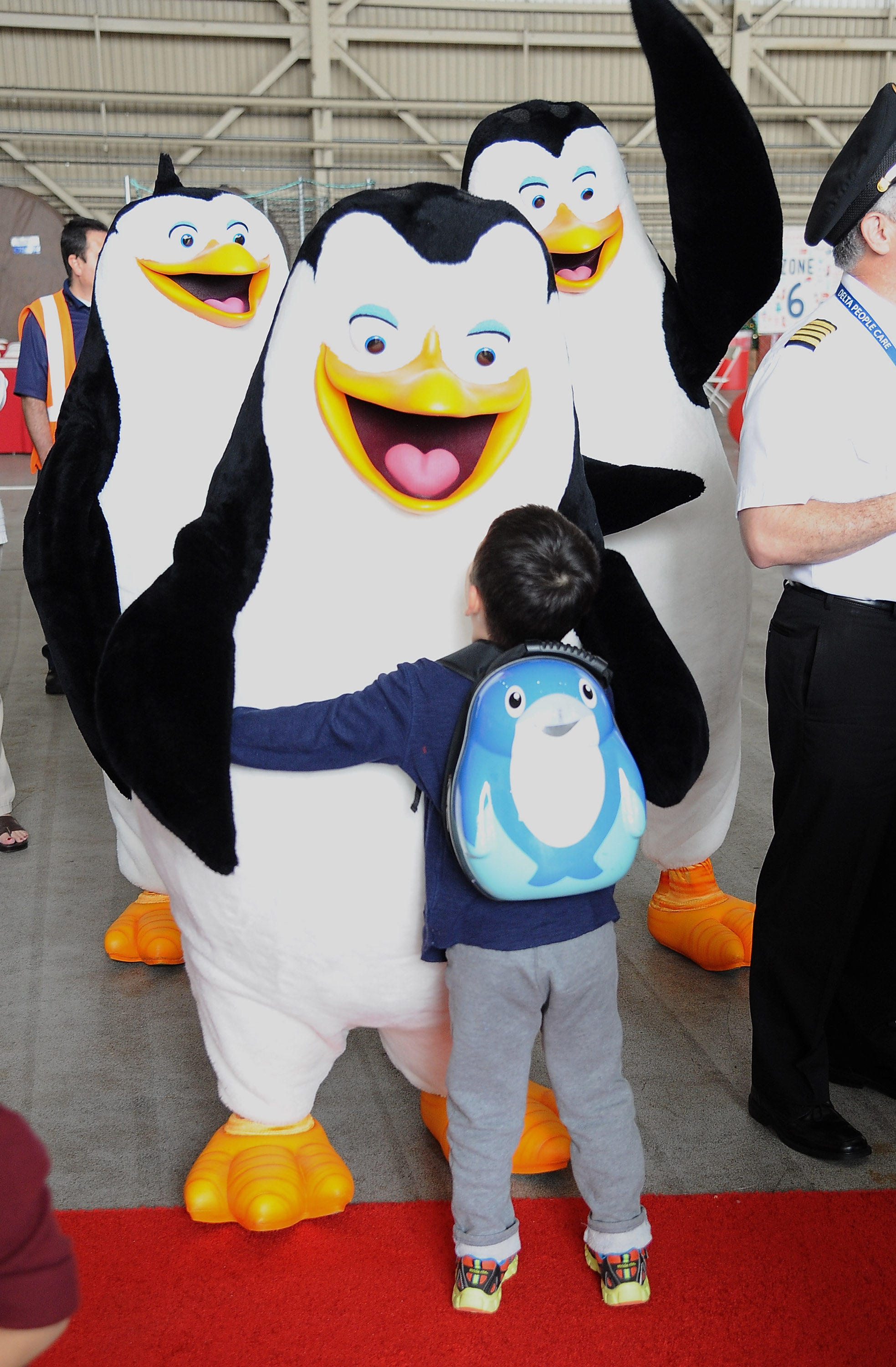 Sarah Hyland & Jordin Sparks Celebrate the Holidays at Delta Airlines’ “Holiday in the Hangar” at LAX