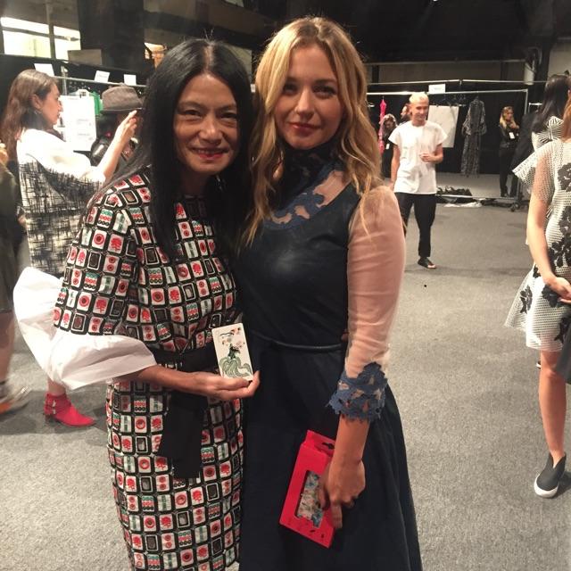 Young Hollywood Checks Out Vivienne Tam’s Spring/Summer 2016 Collection at New York Fashion Week