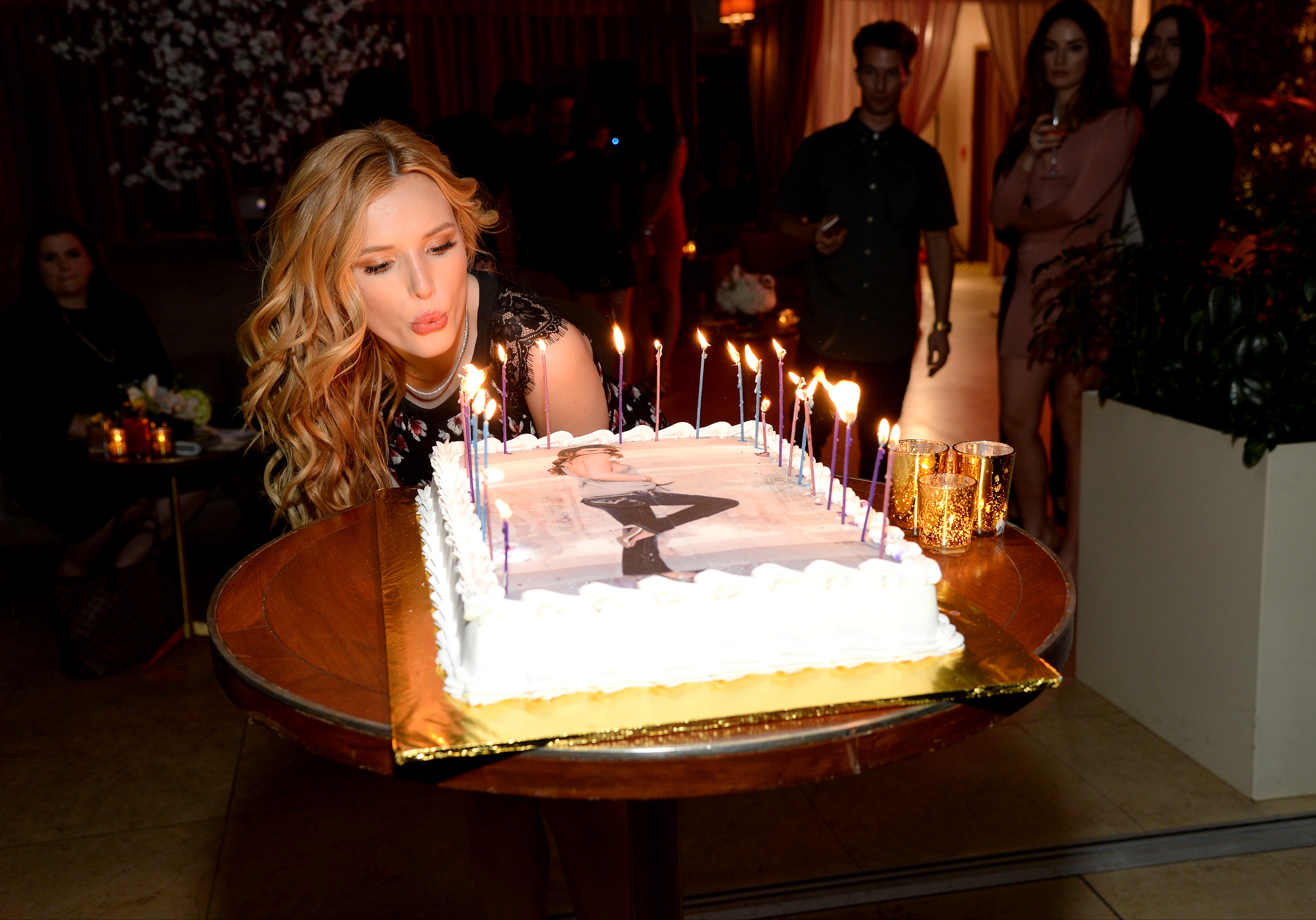 Bella Thorne Celebrates the ‘Let Yourself Shine’ Campaign with Celebrity Friends in West Hollywood