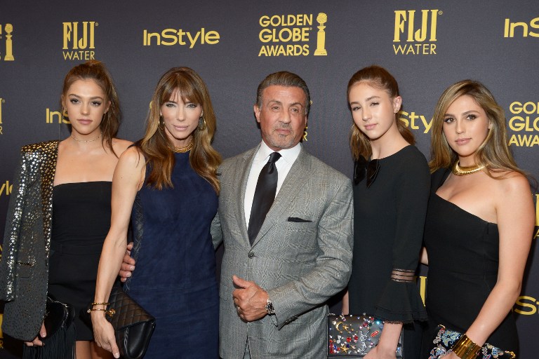 Sylvester Stallone's Daughters Sophia, Sistine, and Scarlet Discuss their  Role as Miss Golden Globe