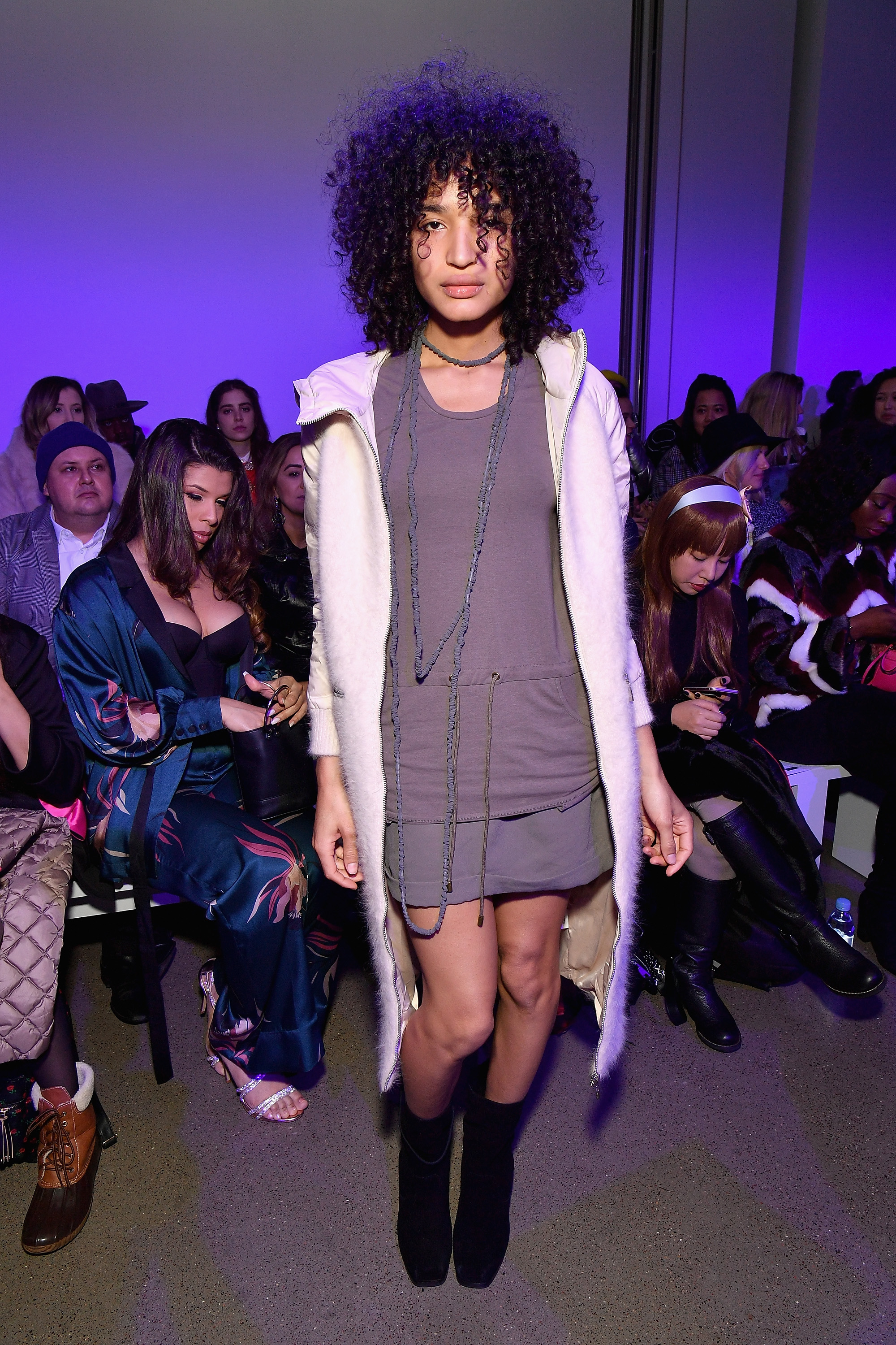 Rydel Lynch, Demi-Leigh Nel-Peters and Miss America Sit Front Row at Dan Liu’s Runway Show During New York Fashion Week
