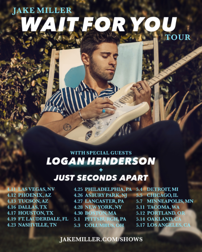 jake miller announces wait for you headlining tour with logan