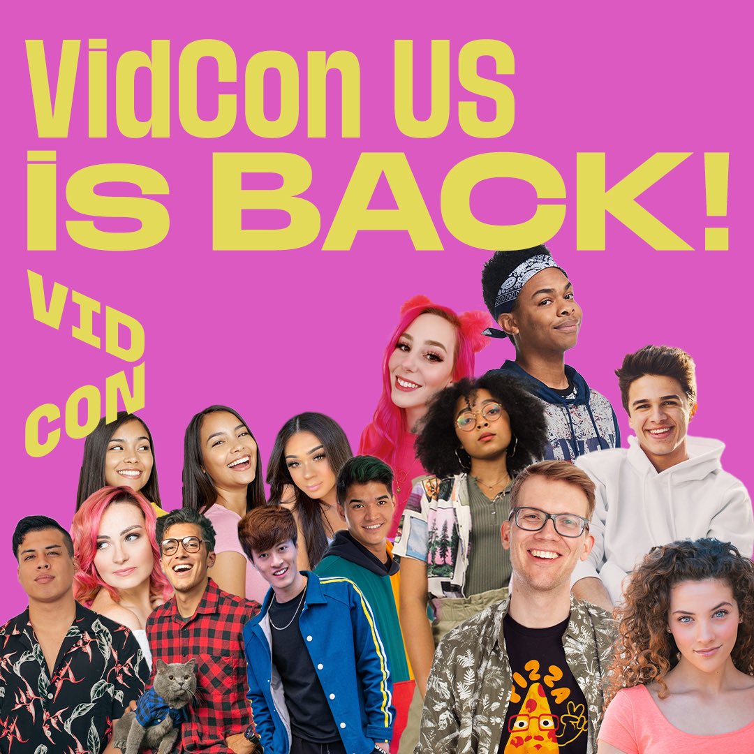 VidCon is Back (and InPerson) for 2021 And We’re So Excited to See Our Fav Creators Celeb