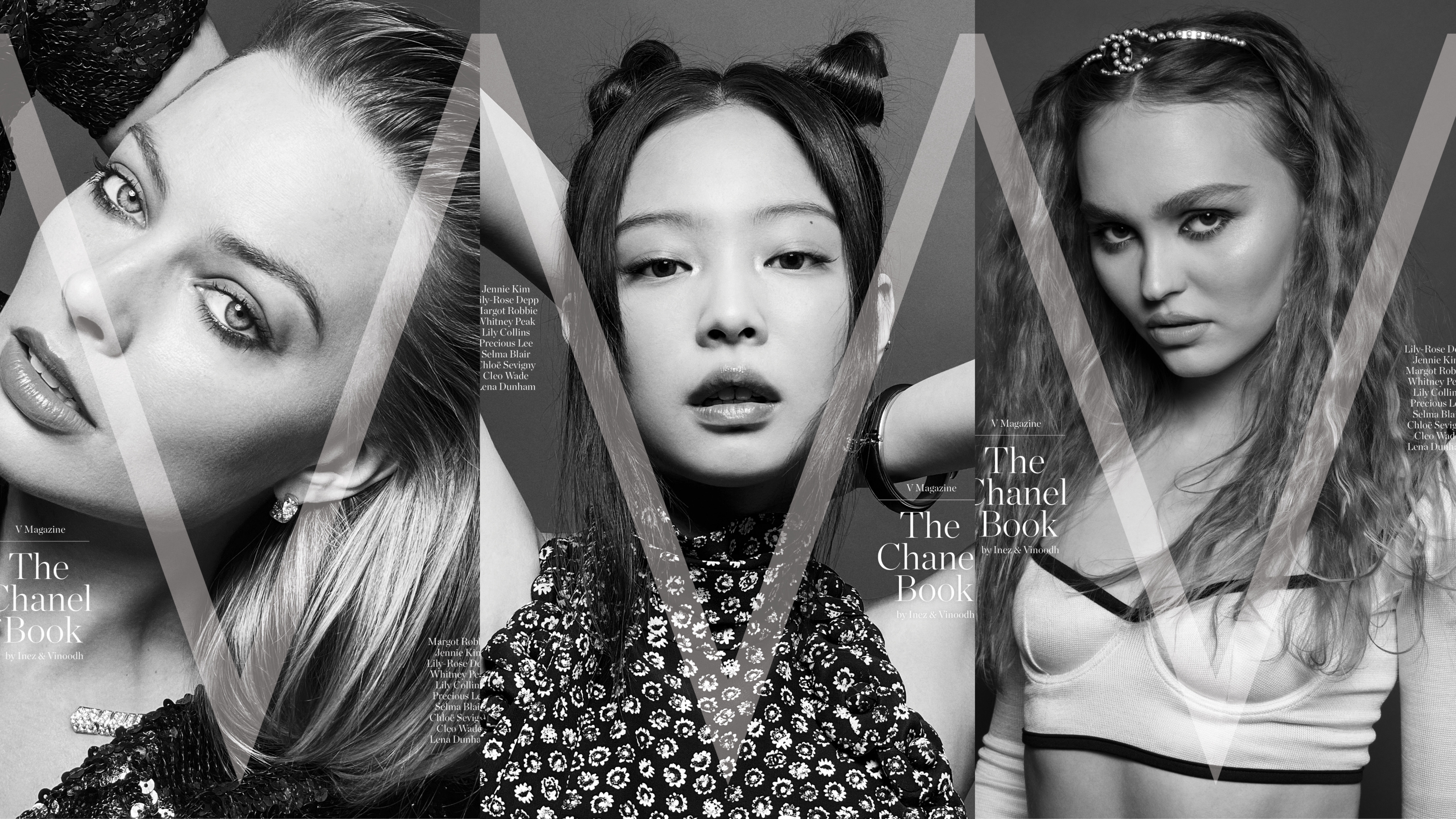 Lily-Rose Depp, BLACKPINK's Jennie, and Margot Robbie Grace The Cover of V  Magazine's 'The Chanel Book' – Celeb Secrets