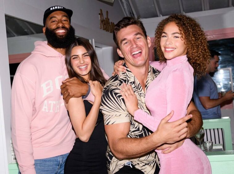 Matt James, Rachael Kirkconnell, Tyler Cameron, and Camila Kendra