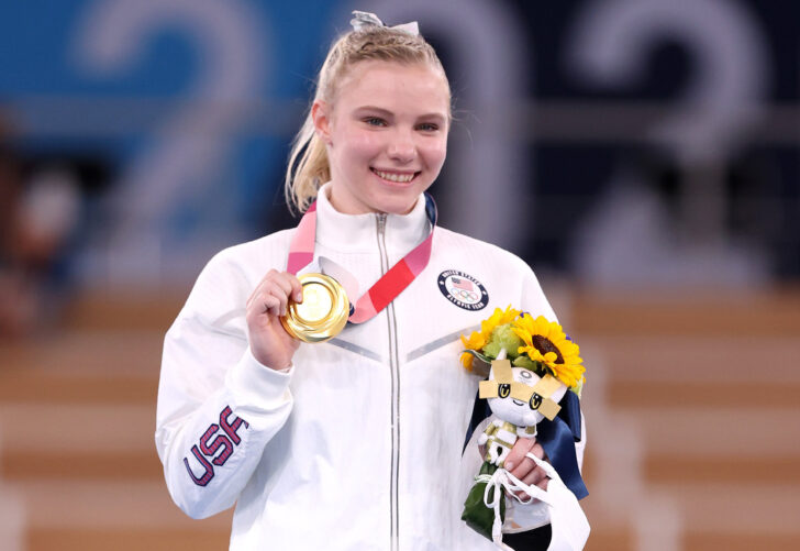 Jade Carey Wins First Gold Medal in Floor Exercise Final Celeb Secrets