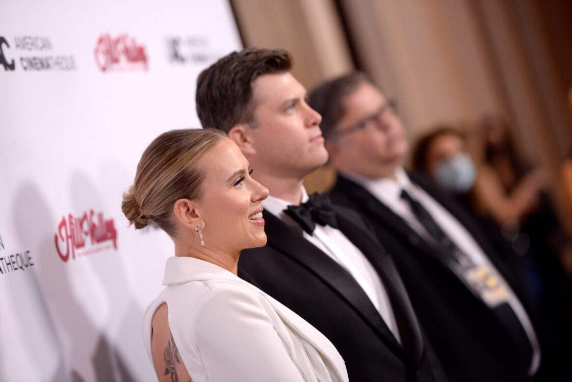 Scarlett Johansson and Colin Jost Make Their First Red Carpet