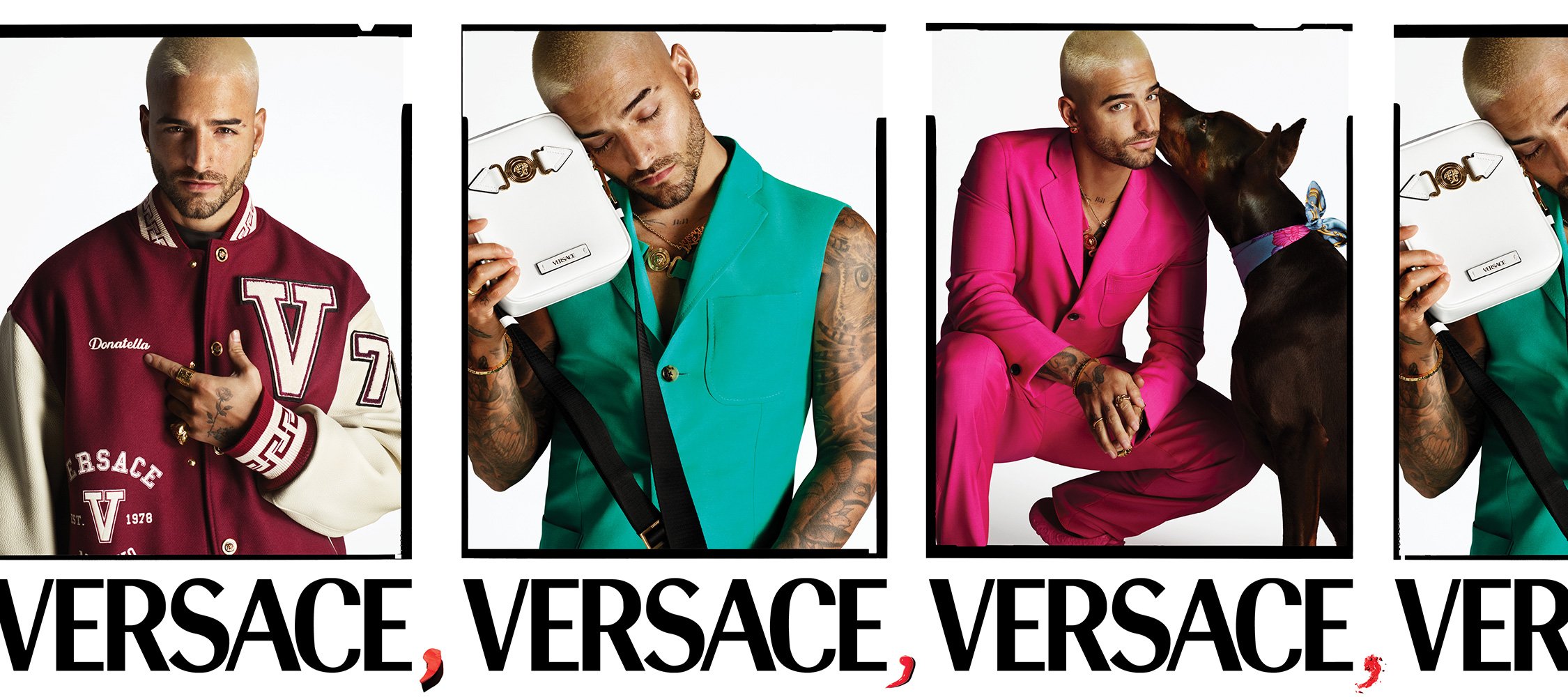 Maluma Crowned Fashion King as New Face of Versace