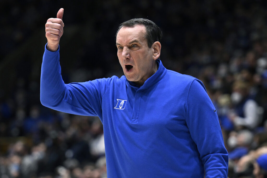 Duke’s ‘Coach K’ Coaches Final Home Game, A Loss to North Carolina ...