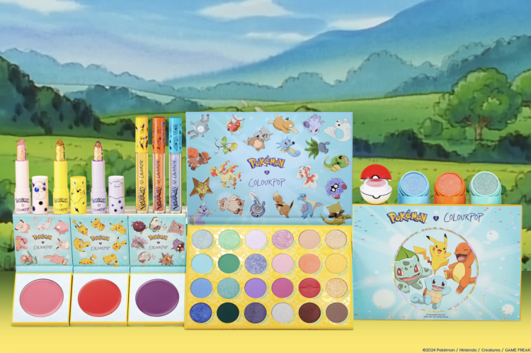 ColourPop Teams Up with Pokémon for New Collection Inspired by the Iconic Game and Cartoon Everyone Knows and Loves