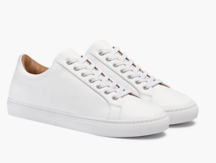 This Classic White Leather Sneaker is So Good, It Has a Presidential Seal of Approval