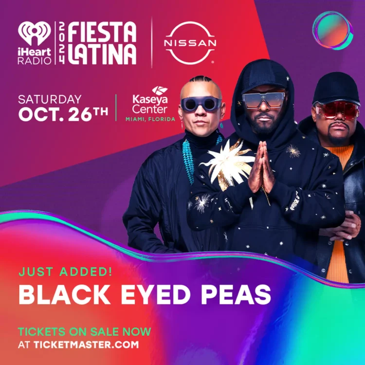 Black Eyed Peas Join 2024 iHeartRadio Fiesta Latina Lineup
