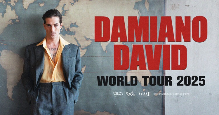 Damiano David Announces First-Ever Solo World Tour for 2025