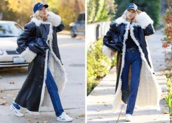 Elsa Hosk’s Effortlessly Cool Winter Look Features These Iconic Sneakers That Retail for $75