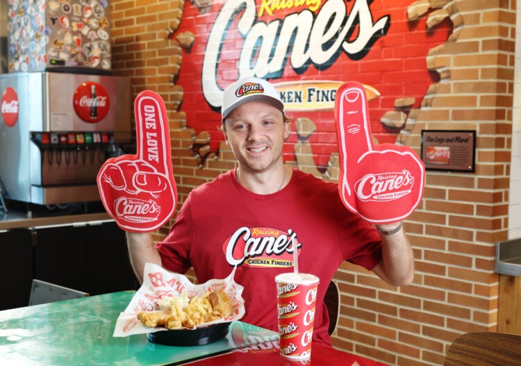 From Four Goals to Four Fingers: Stanley Cup Champion Sam Reinhart Works a Victory Shift at Raising Cane’s Following Panthers’ Back-to-Back Win