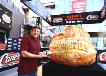 Todd Graves Brings Halloween to Hollywood with a 2,518-Pound Jack-O’-Lantern That’s Truly All That and a Bag of Cane’s Sauce (Recap)