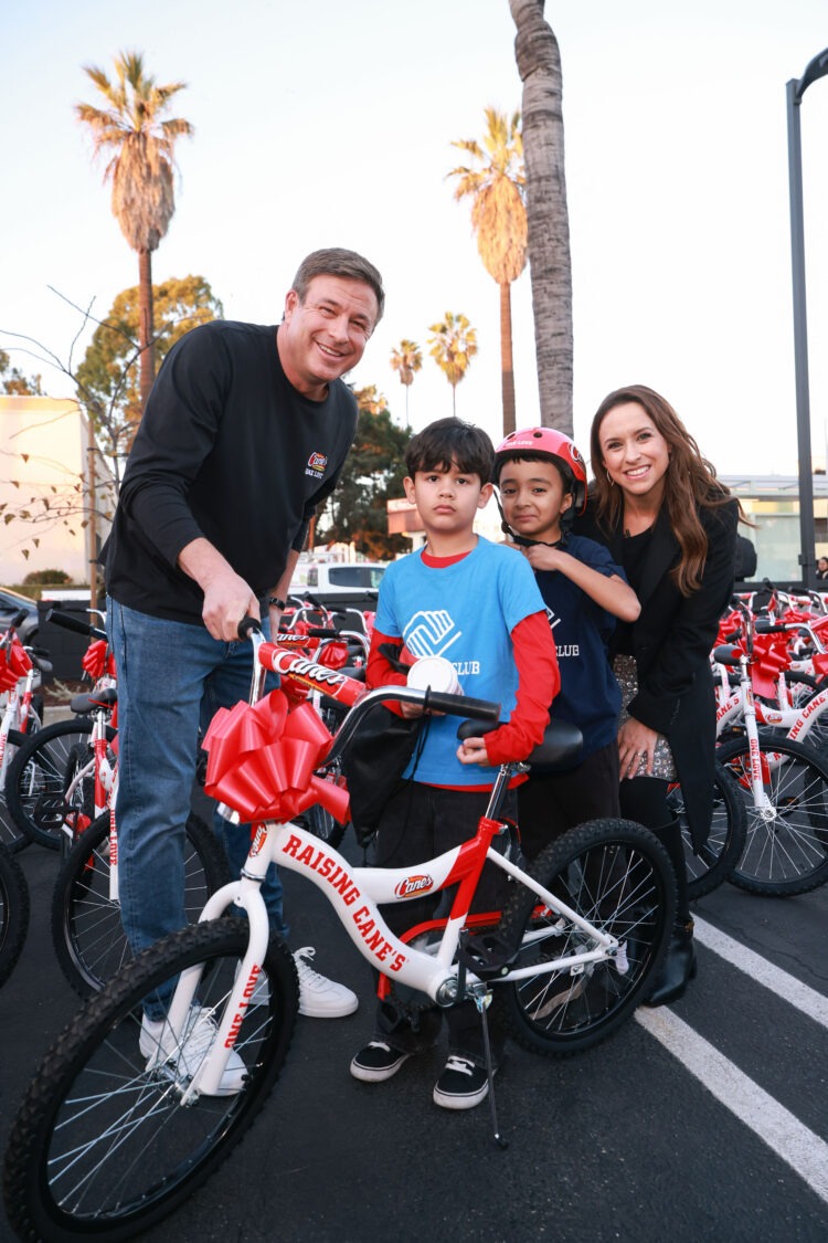 Lacey Chabert and Todd Graves Turn Christmas Spirit Into Real-Life Magic at Raising Cane’s Annual Holiday Bike Giveaway (Recap)