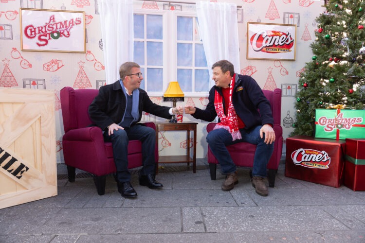 Todd Graves Turns Times Square Into a Winter Wonderland During Raising Cane’s Annual Holiday Bike Giveaway with A Christmas Story’s Peter Billingsley (Recap)