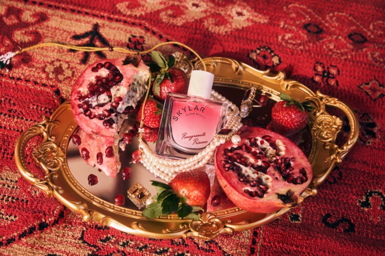Leah Kateb Crowns Her Next Beauty Era With Skylar’s ‘Pomegranate Princess’ Fragrance Just in Time for Persian New Year